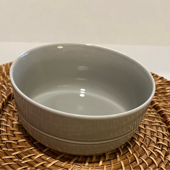 Crate & Barrel Aaron Probyn Light Gray Bowl 6" Cereal Soup - Picture 4 of 9